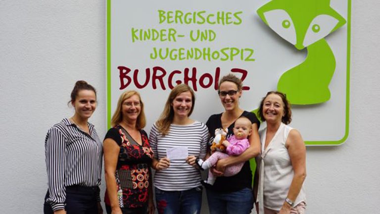 Tanzformation Schiwa spendet an Kinder- und Jugendhospiz Burgholz