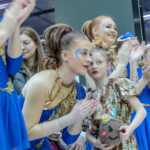 Die Schiwa Tanzformation, Schiwa Kids und Schiwa Minis beim Aufwiegen 2024 im Hofgarten